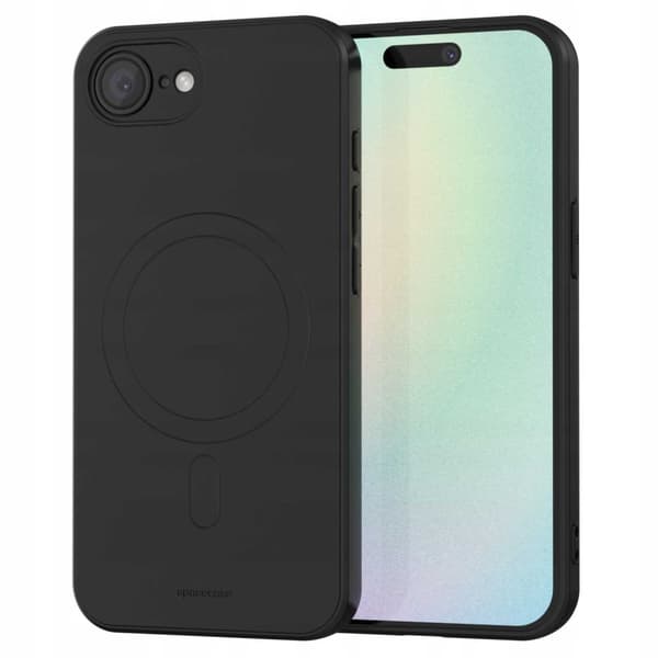 SC Silicone Magnetic iPhone 16E black