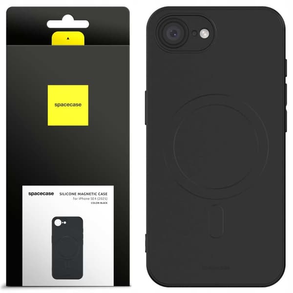 SC Silicone Magnetic iPhone 16E black