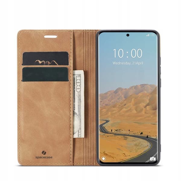 SC Wallet Poco X7/RM Note 14 Pro/Pro+ 5G brown