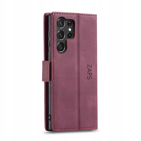 SC Wallet Galaxy S23 Ultra wiśniowy