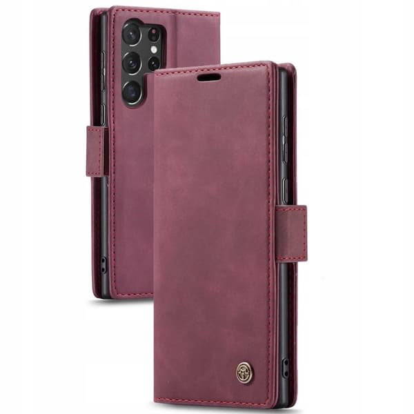 SC Wallet Galaxy S23 Ultra wiśniowy