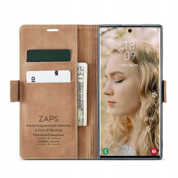 SC Wallet Galaxy S23 Ultra kawowy