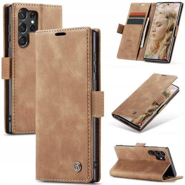 SC Wallet Galaxy S23 Ultra kawowy