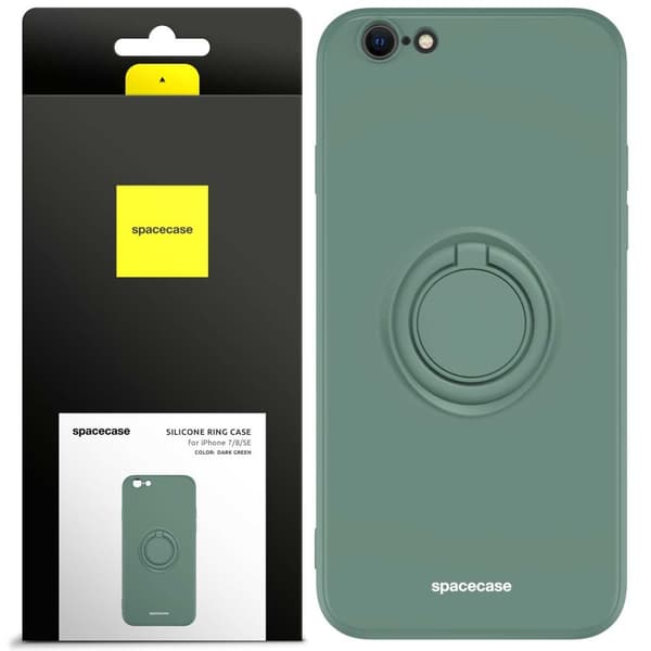 SC Silicone Ring iPhone 7/8/SE dark green