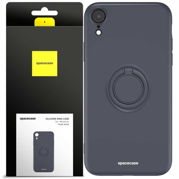 SC Silicone Ring iPhone Xr black