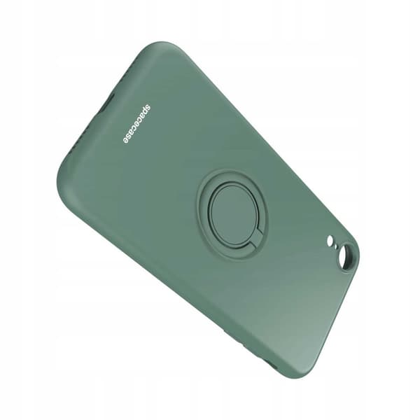 SC Silicone Ring iPhone Xr dark green