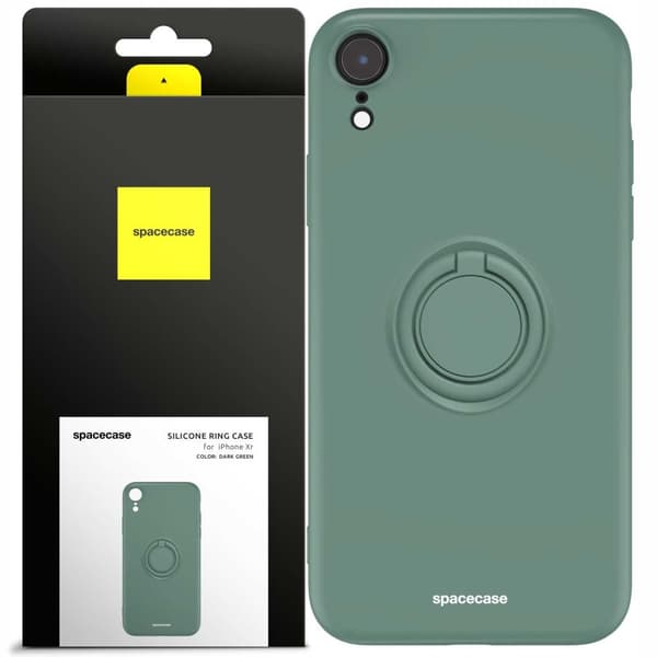 SC Silicone Ring iPhone Xr dark green