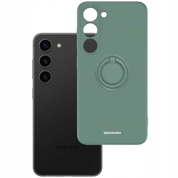 SC Silicone Ring Galaxy S23 dark green