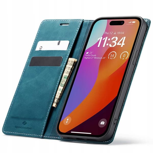 SC Wallet iPhone 15 Pro blue