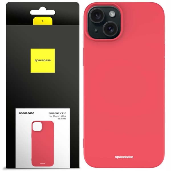 SC Silicone Case iPhone 15 Plus red