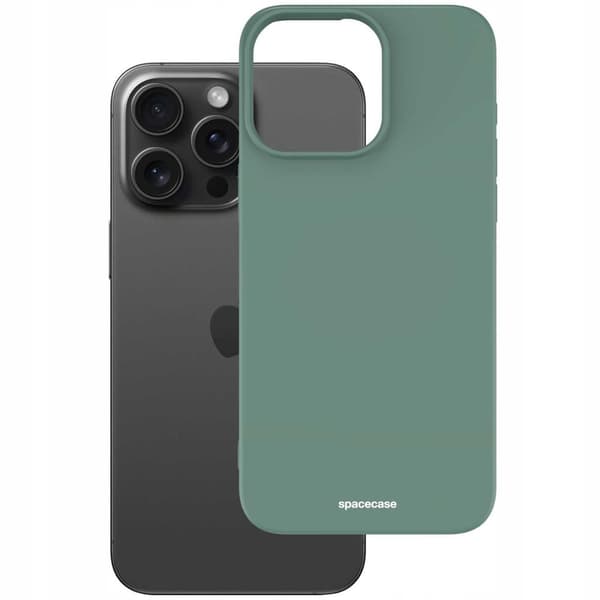 SC Silicone Case iPhone 15 Pro Max dark green