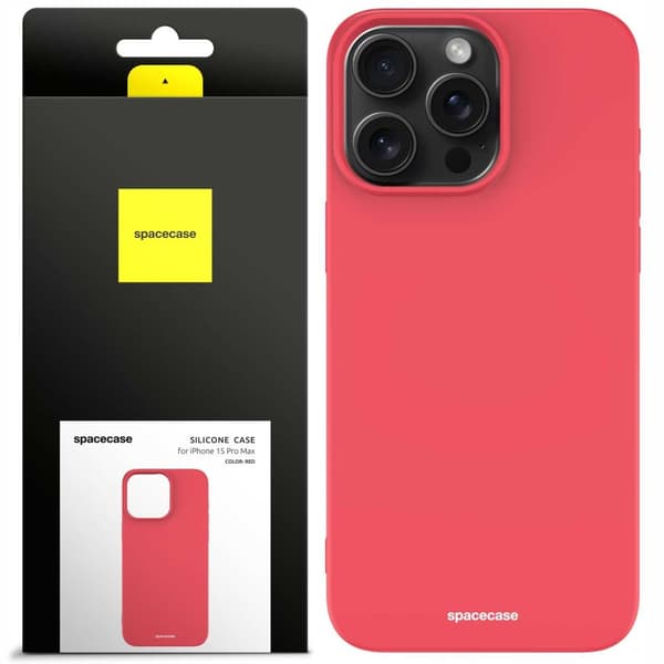 SC Silicone Case iPhone 15 Pro Max red