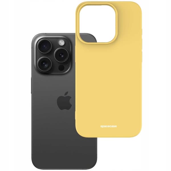 SC Silicone Case iPhone 15 Pro yellow