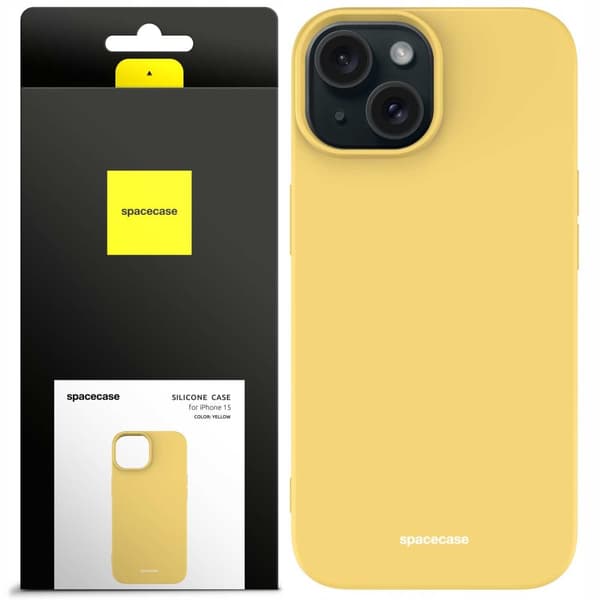 SC Silicone Case iPhone 15 yellow