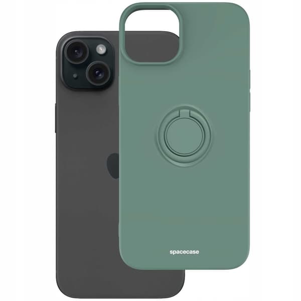 SC Silicone Ring iPhone 15 Plus dark green