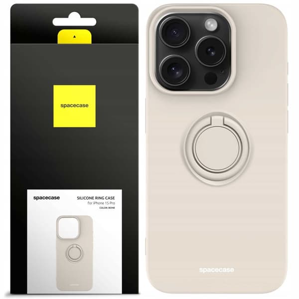 SC Silicone Ring iPhone 15 Pro bone