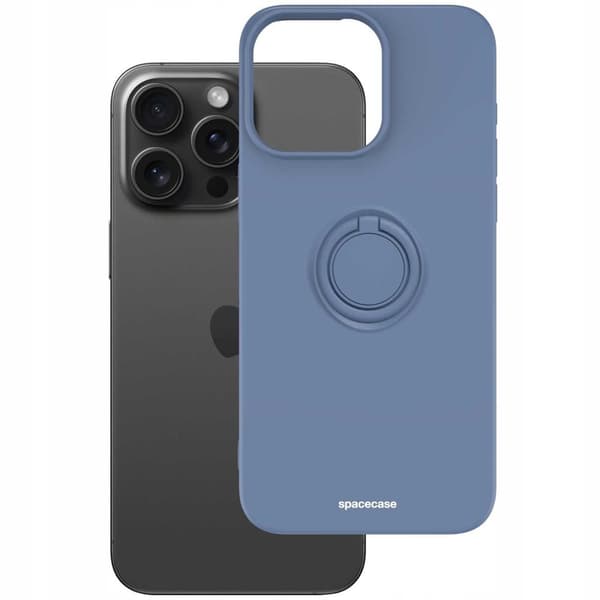 SC Silicone Ring iPhone 15 Pro Max blue