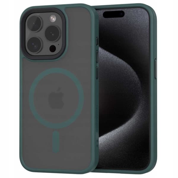 SC Hybrid Mag iPhone 15 Pro dark green