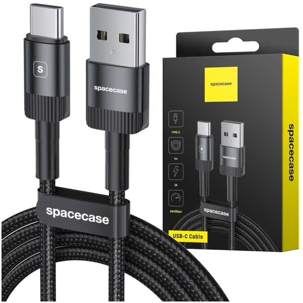 SC USB-C Cable 1M 3A black