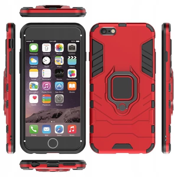 SC X-Ring iPhone 6/6s Plus czerwony