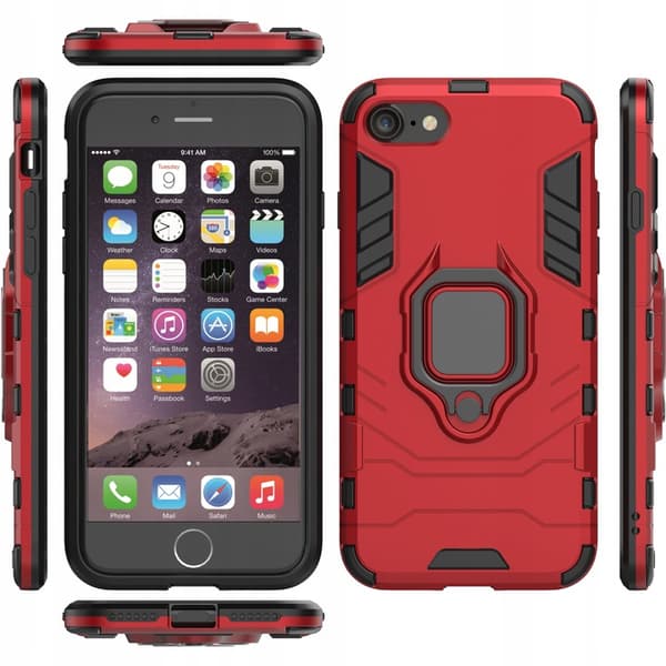 SC X-Ring iPhone 7/8/SE 2020 czerwony