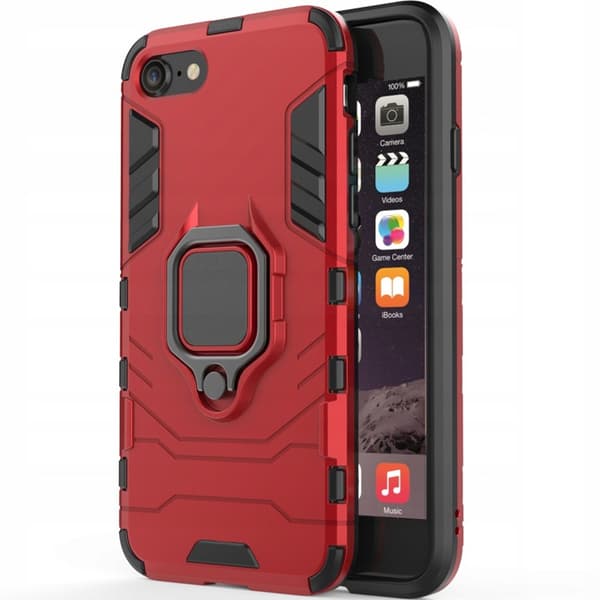 SC X-Ring iPhone 7/8/SE 2020 czerwony