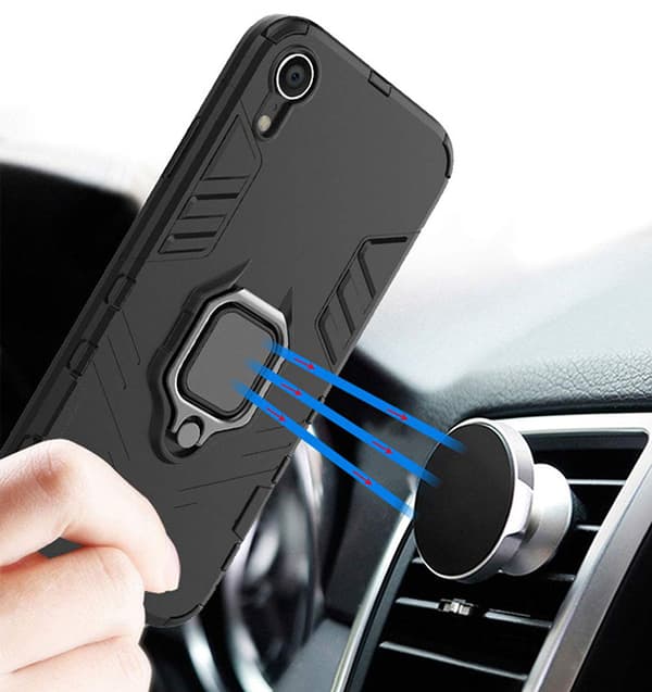 SC X-Ring iPhone XR czarny