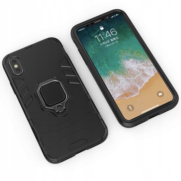 SC X-Ring iPhone XS Max czarny