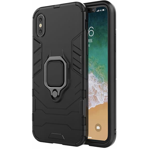 SC X-Ring iPhone XS Max czarny