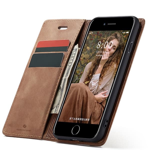SC Wallet iPhone 7/8/SE 2020 light brown
