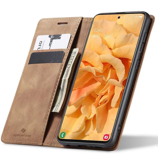SC Wallet Galaxy A51 light brown