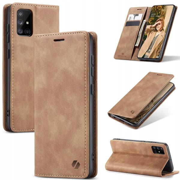 SC Wallet Galaxy A71 light brown