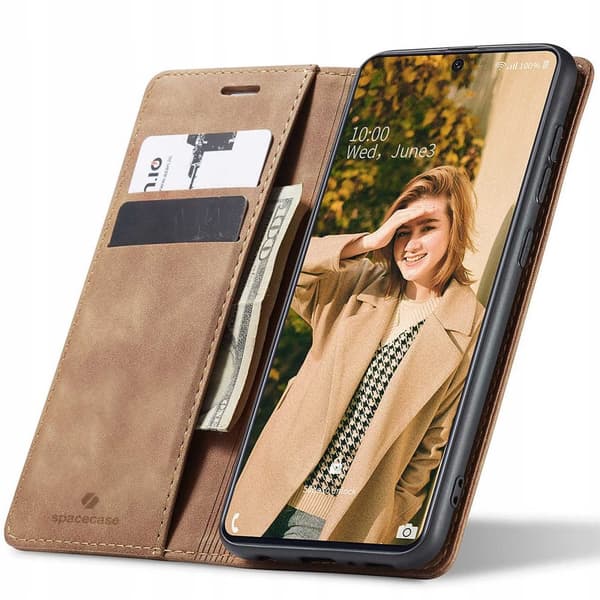 SC Wallet Galaxy A71 light brown
