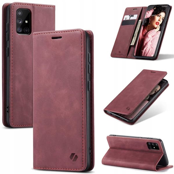 SC Wallet Galaxy A71 red
