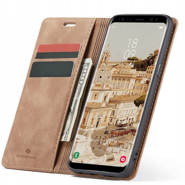 SC Wallet Galaxy S8 light brown