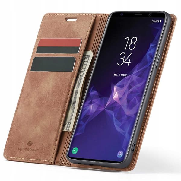 SC Wallet Galaxy S9 light brown