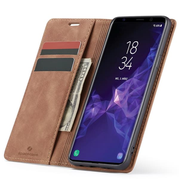 SC Wallet Galaxy S9+ light brown