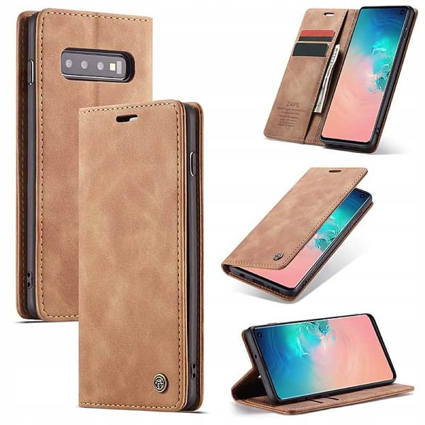 SC Wallet Galaxy S10e kawowy