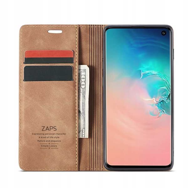SC Wallet Galaxy S10e kawowy