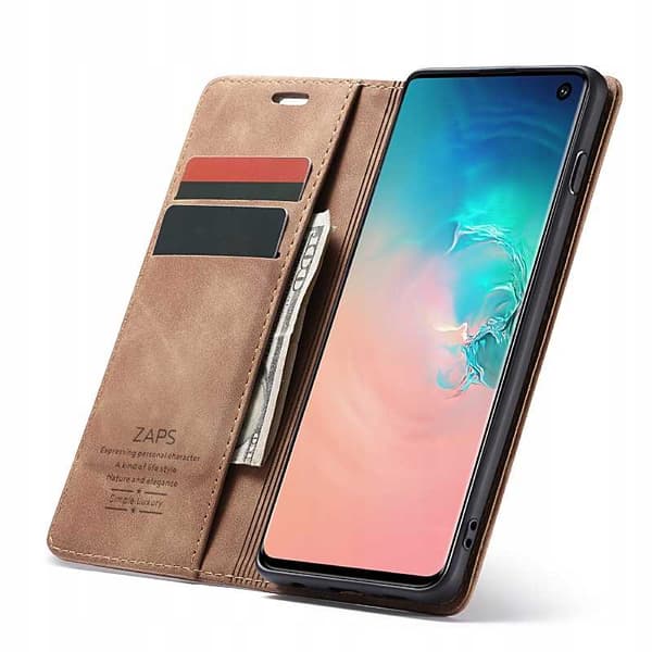 SC Wallet Galaxy S10e kawowy
