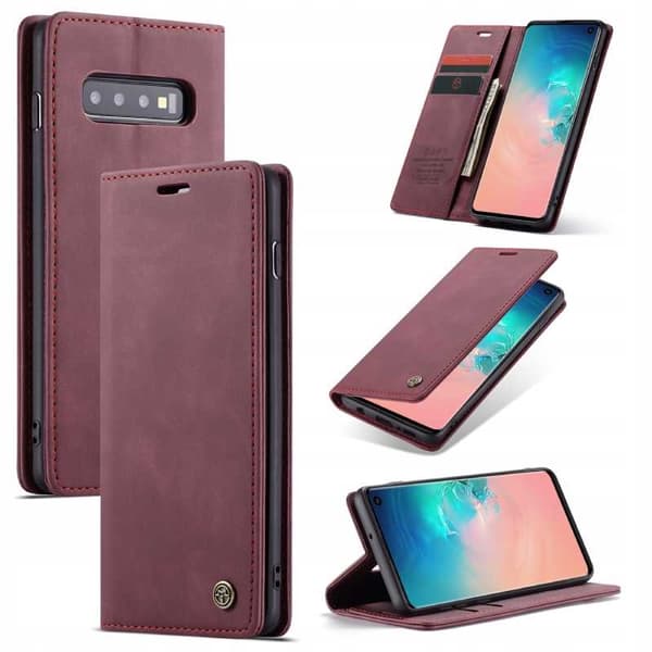 SC Wallet Galaxy S10e wiśniowy