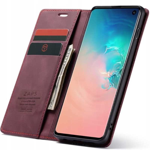 SC Wallet Galaxy S10e wiśniowy