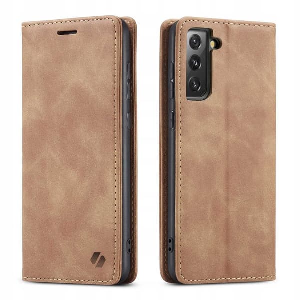 SC Wallet Galaxy S21 light brown