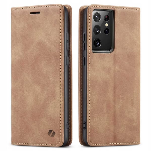 SC Wallet Galaxy S21 Ultra light brown
