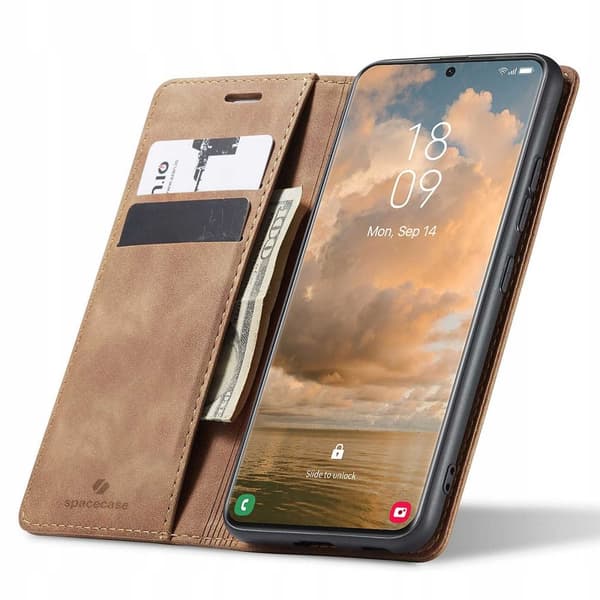 SC Wallet Galaxy S21 Ultra light brown