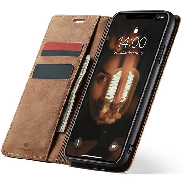 SC Wallet iPhone Xr light brown