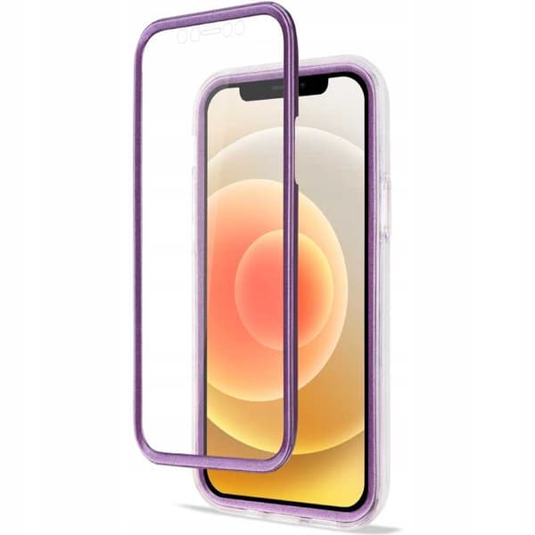 SC Marble 360 iPhone 12 mini fioletowy