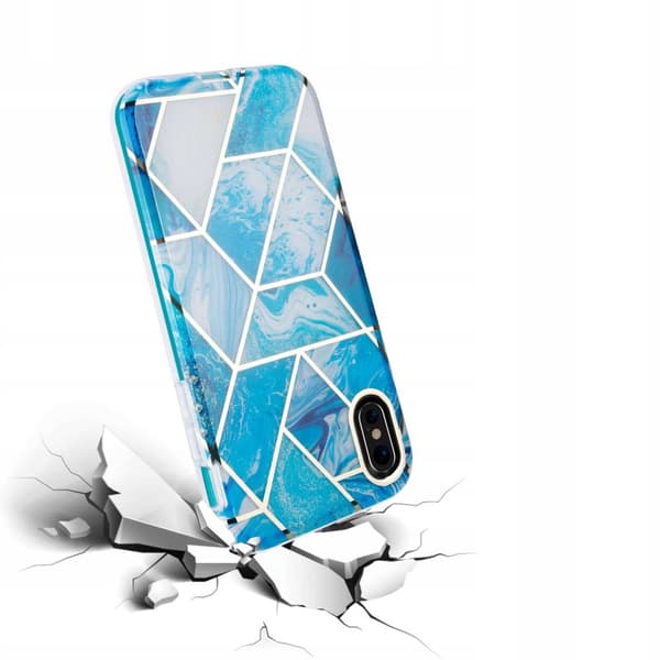 SC Marble 360 iPhone X/Xs niebieski
