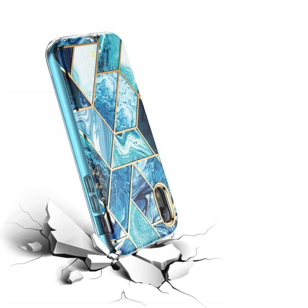 SC Marble 360 iPhone Xr niebieski