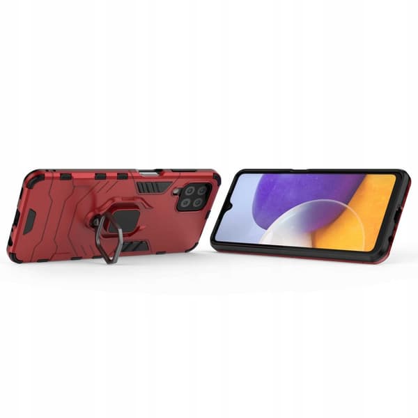 SC X-Ring Galaxy A22 / M22 4G czerwony